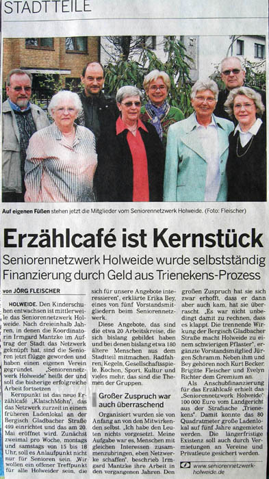 Willkommen im SeniorenNetzwerk Holweide e.V.